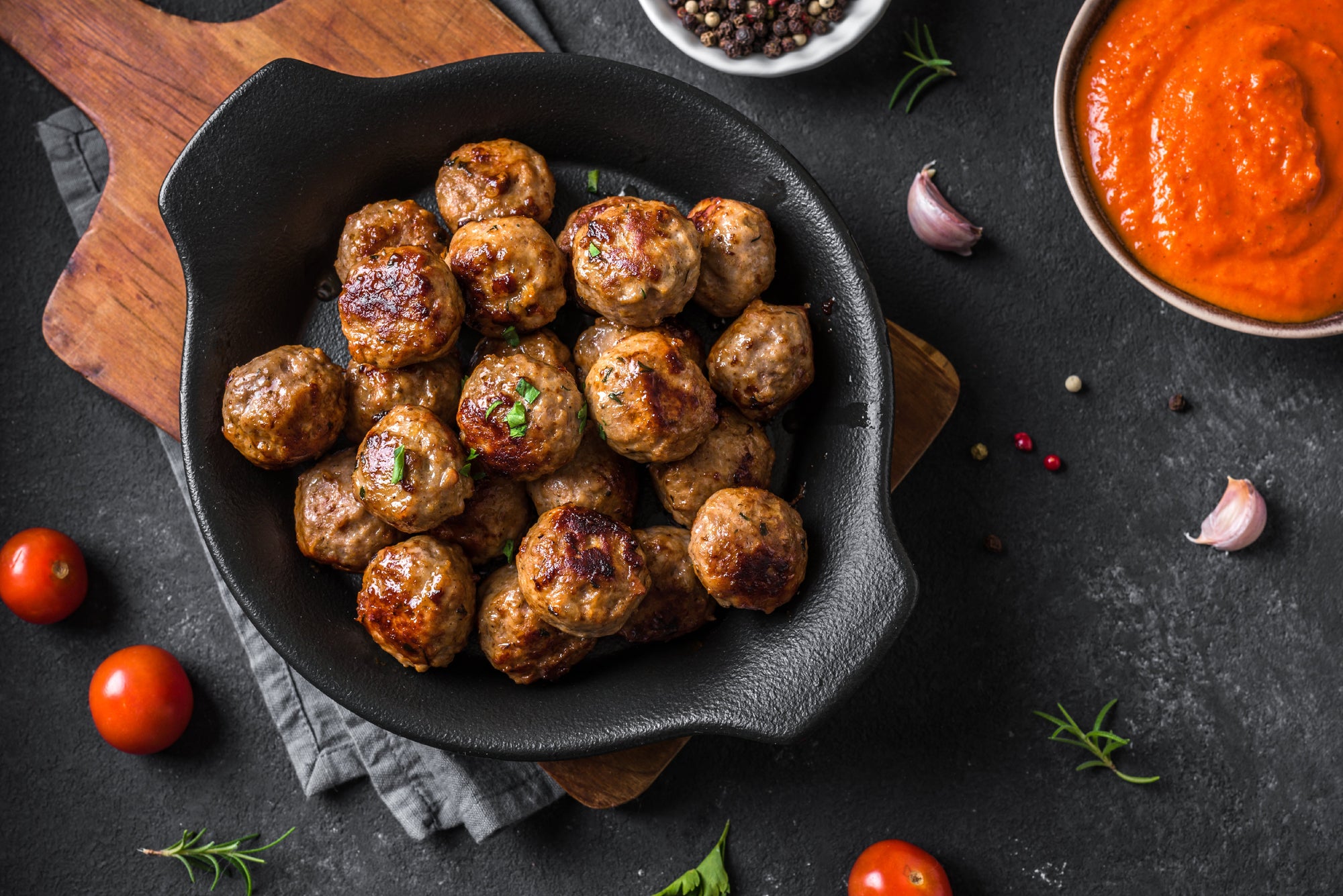 Beef and Pork Meatballs
