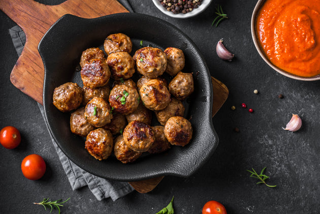 Beef and Pork Meatballs