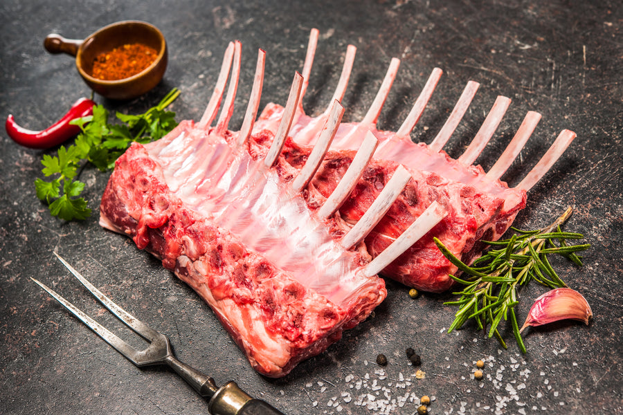 Frenched Rack of Lamb (8-bone)